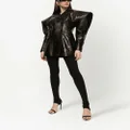 Dolce & Gabbana structured leather jacket - Black