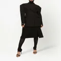 Dolce & Gabbana double-breasted crepe coat - Black