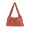 Kara crystal-embellished shoulder bag - Orange