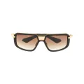 Dita Eyewear two-tone square-frame sunglasses - Black