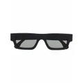 Retrosuperfuture Colpo rectangular-frame sunglasses - Black