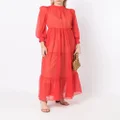 Clube Bossa Bosco silk maxi dress - Red