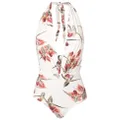 Clube Bossa Deneuve floral-print swimsuit - Neutrals