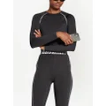 Balenciaga long-sleeve athletic top - Black