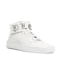 Philipp Plein logo high-top sneakers - White