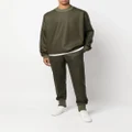 Jil Sander elasticated wool track pants - Green