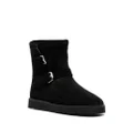 Kenzo buckle-detail suede boots - Black