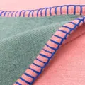 Lisa Yang Stockholm stitched-edge cashmere blanket - Pink