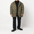 Herno padded hooded down jacket - Green