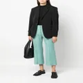 Jil Sander mid-rise cropped trousers - Green