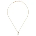 Delfina Delettrez 18kt white and yellow gold Two in One diamond necklace