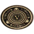 Versace Virtus Gala 33cm plate - Black