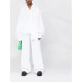 Balenciaga Twisted long-sleeve shirt - White
