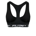 Philipp Plein logo-underband sports bralette - Black