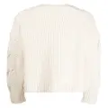 3.1 Phillip Lim cable knit jumper - White