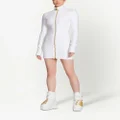 Balmain padded zip-up dress - White