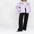 Nanushka high-neck puffer jacket - Purple