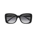 Chloé Eyewear oversized square-frame sunglasses - Black