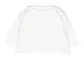 Mariella Ferrari floral-embroidered bib-collar shirt - White