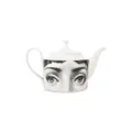Fornasetti face print tea pot - Black
