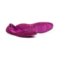 Mini Melissa glitter-effect ballerina shoes - Pink