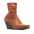 Stella McCartney Cowboy stretch ankle boots - Brown