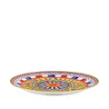 Dolce & Gabbana geometric-pattern porcelain platter - Blue