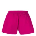 Alexander McQueen logo-print swim shorts - Pink