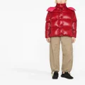 Moncler Parana puffer hooded jacket - Red