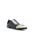 Jil Sander two-tone almond-toe loafers - Black