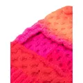 AGR chunky-knit tie-dye balaclava - Red