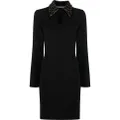 Alberta Ferretti long-sleeve minidress - Black
