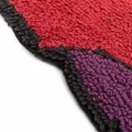 Missoni Home colour-block flower cotton rug - Red