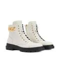 Giuseppe Zanotti Tankie leather ankle boots - White
