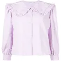 Alessandra Rich floral-print blouse - Purple