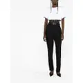 Dolce & Gabbana high-rise tapered trousers - Black