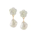 Jennifer Behr Mina drop earrings - White