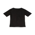Balenciaga logo-underband compression top - Black