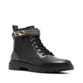 Michael Michael Kors Parker logo-panelled ankle boots - Black