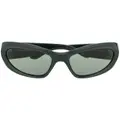 Balenciaga Eyewear gradient-lens cat-eye sunglasses - Green