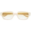 Gucci Eyewear square-frame tinted sunglasses - White