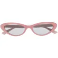 Gucci Eyewear cat-eye frame sunglasses - Pink