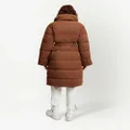 Unreal Fur Duna wrap padded coat - Brown