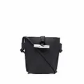 Longchamp Roseau leather phone holder - Black