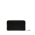 Emporio Armani logo-stamp zip-around wallet - Black