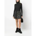 Moncler tweed buttoned mini-skirt - Black