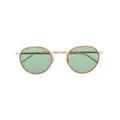 Garrett Leight round-frame sunglasses - Neutrals