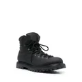 Premiata padded-ankle lace-up boots - Black