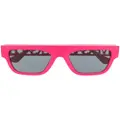 Versace Eyewear logo-arm detail sunglasses - Pink