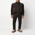 Moncler Fayal leather jacket - Brown